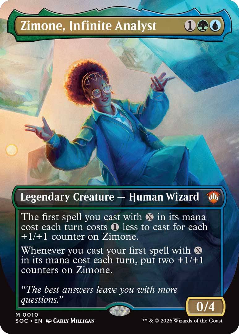 Zimone, Infinite Analyst mtg card