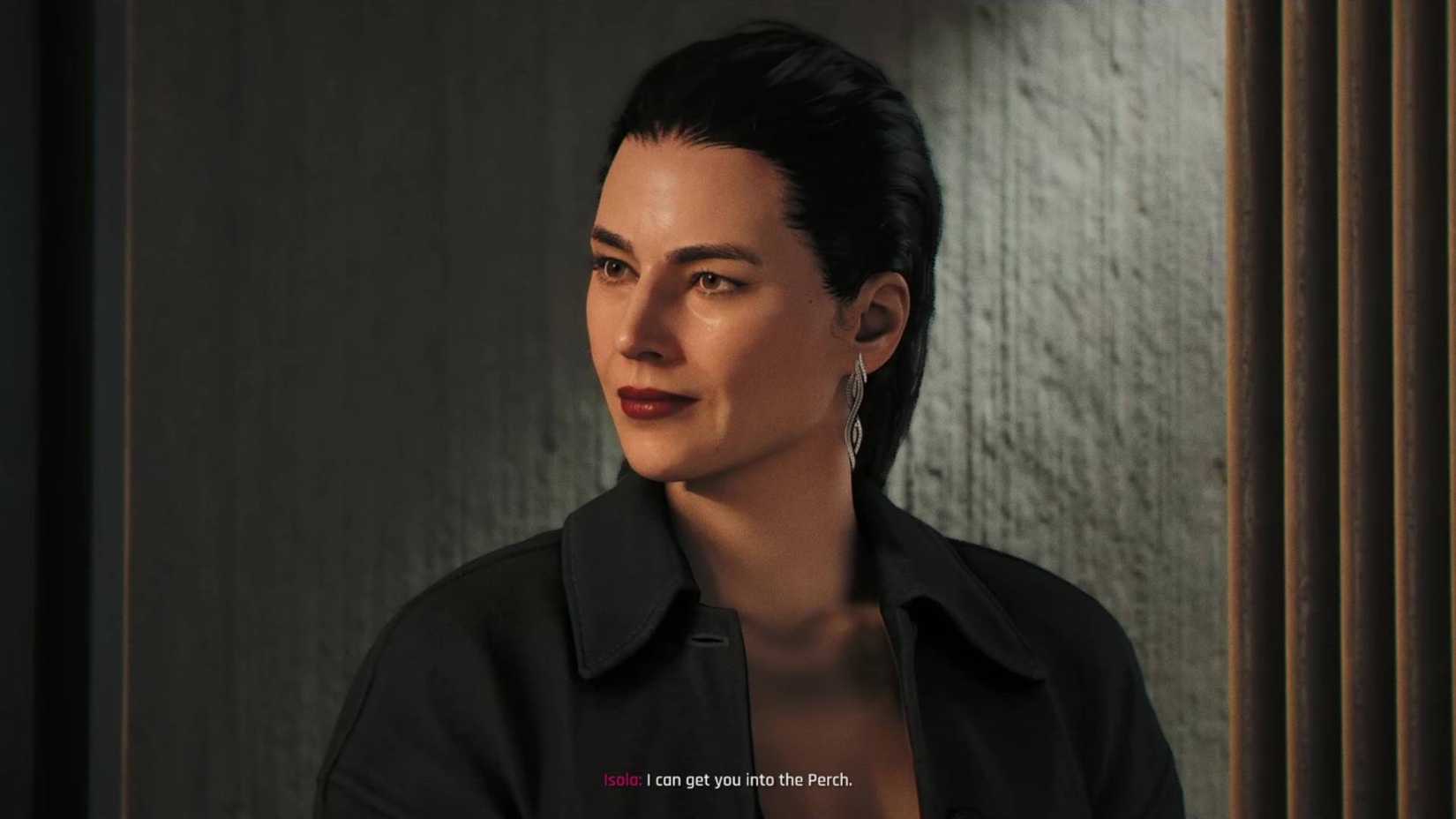 Noemie Nakai as Isola Vale in 007 First Light.