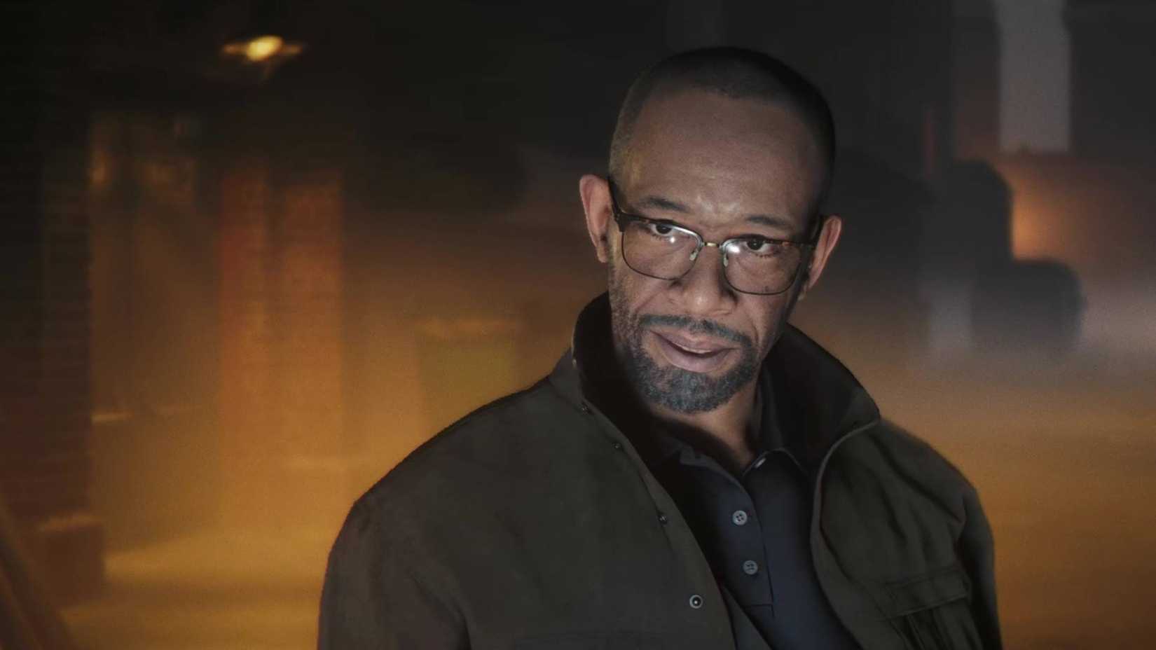 Lennie James as John Greenway in 007 First Light.