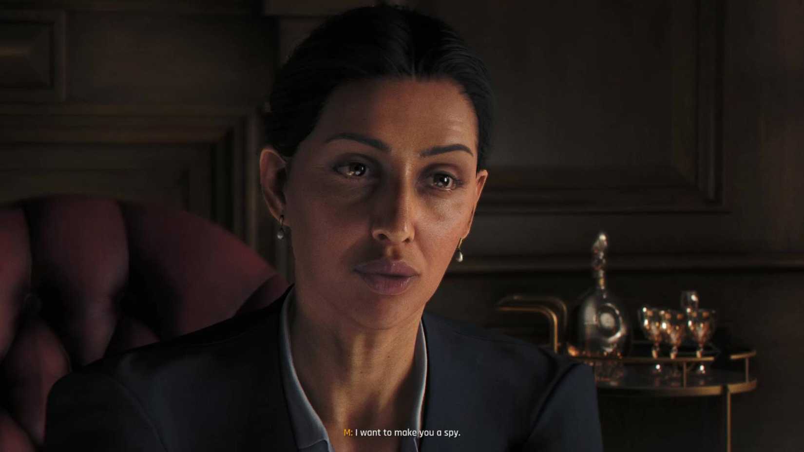 Priyanga Burford as M in 007 First Light.