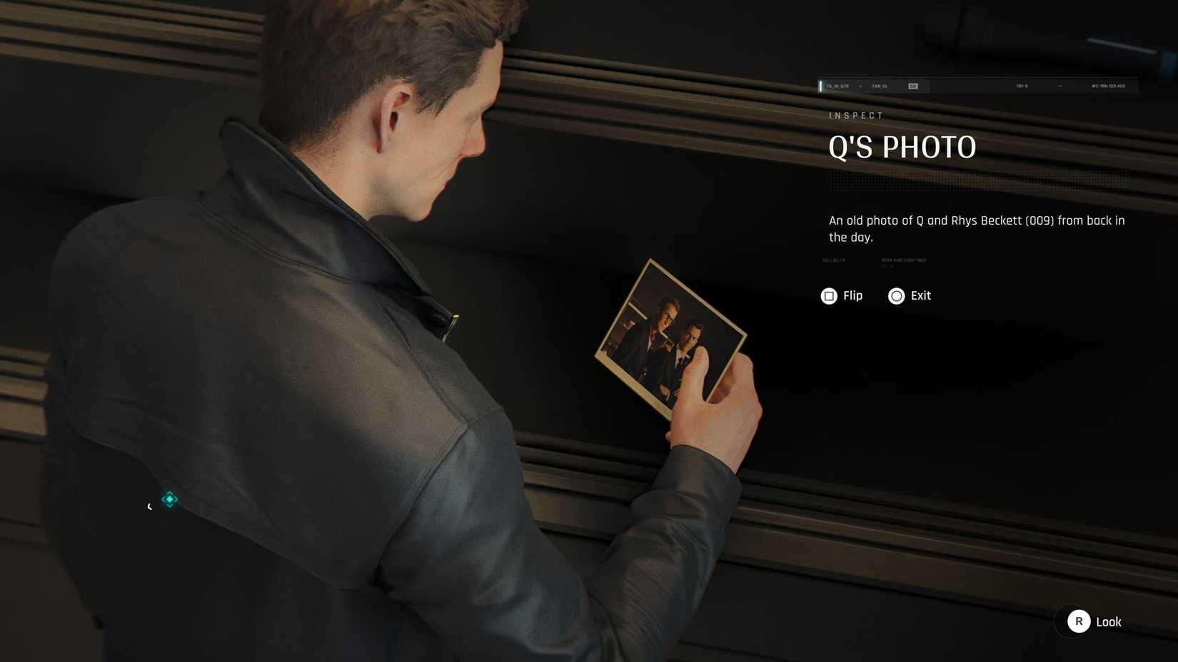 A 007 First Light screenshot showing Q's Photo, one of the game's collectibles
