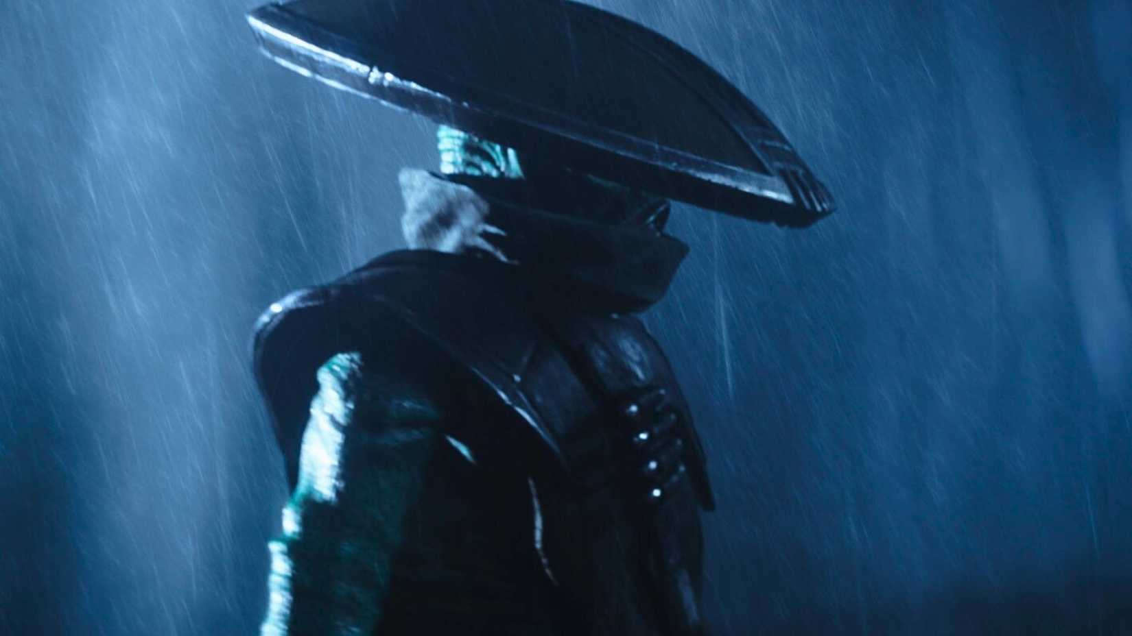 A screenshot of Embo from The Mandalorian and Grogu.