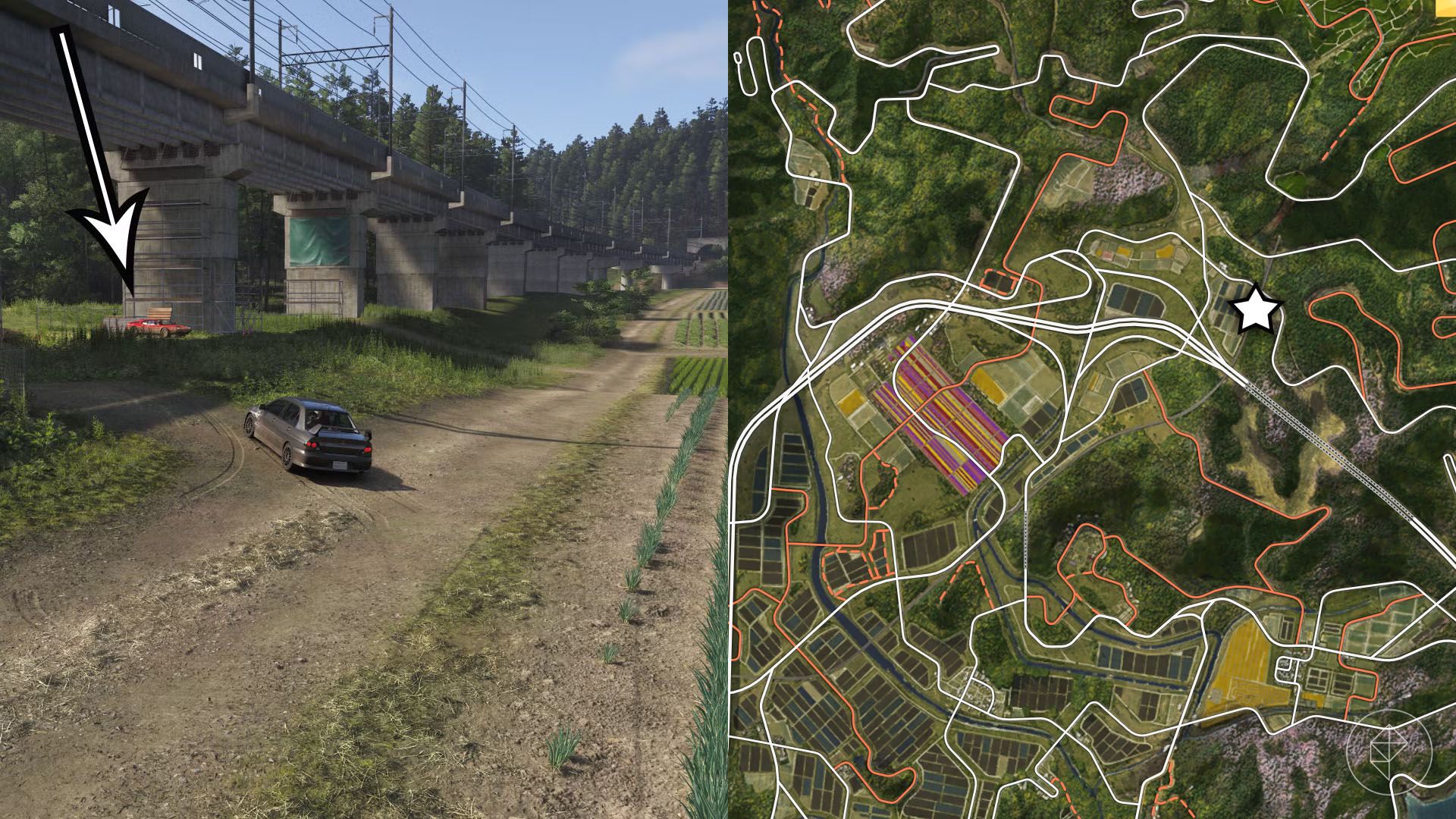Map view showing the location of the BMW M1