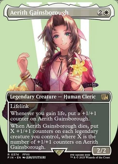 Aerith Gainsborough Magic card