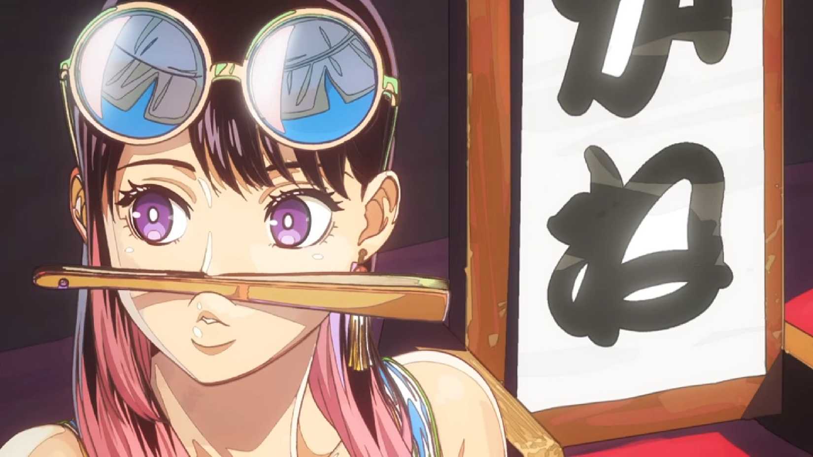 Shot from Akane-banashi of Akane in the ending credits. 