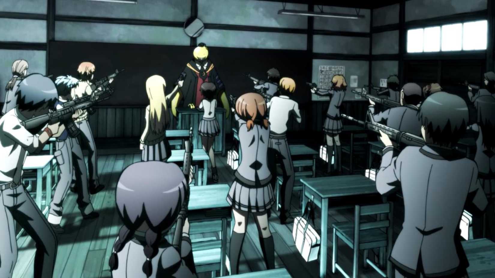 Shot from Assassination Classroom with 