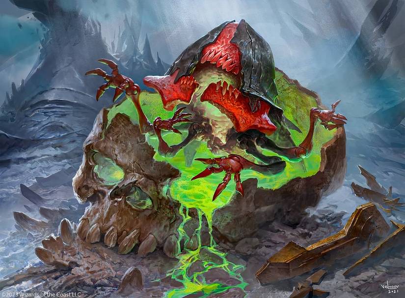 Bilious-Skulldweller-Phyrexia-All-Will-Be-One-MtG-Art