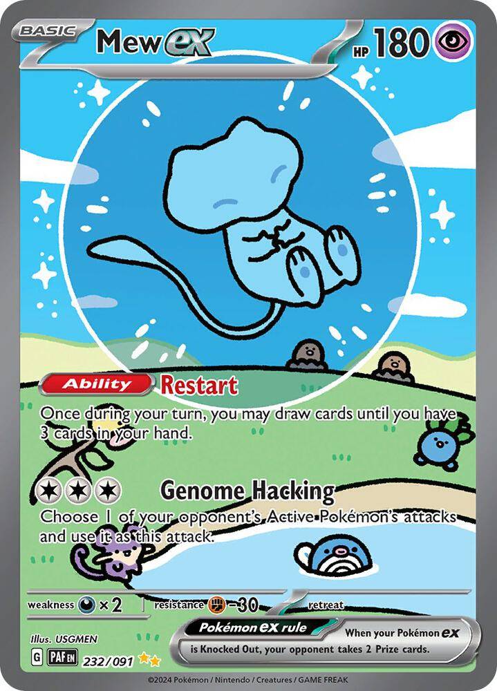 Bubble Mew card from the Pokémon Trading Card Game