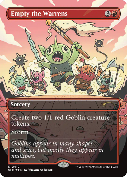 The Secret Lair Goblin Storm deck is real, and it's packing a ton of value The Secret Lair Goblin Storm deck is real, and it's packing a ton of value