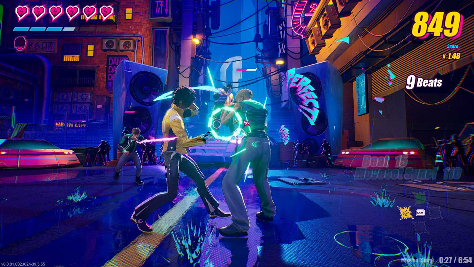 Charlie fights an enemy in Dead as Disco.