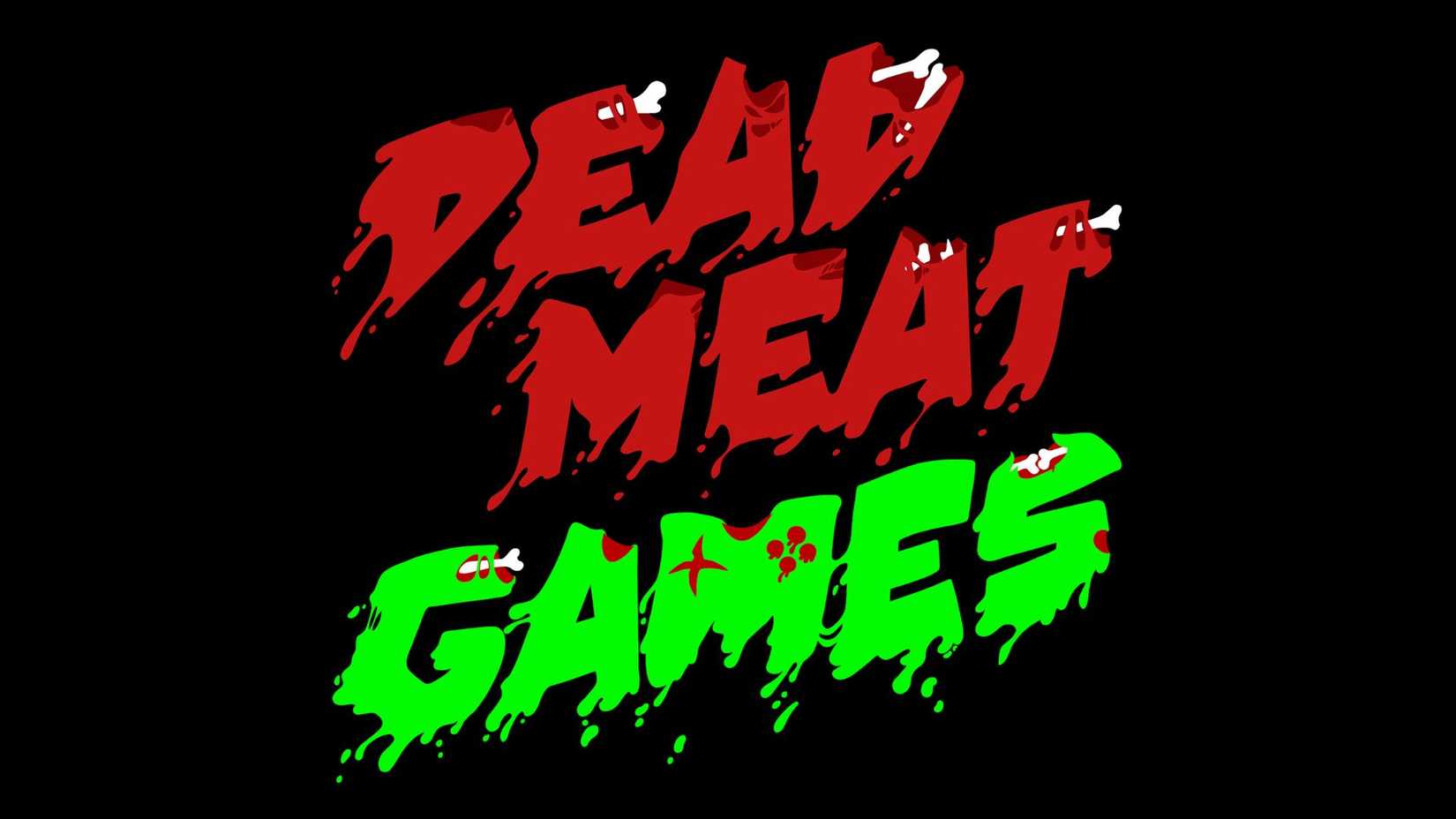 A screenshot of Dead Meat Games logo from Dead Meat