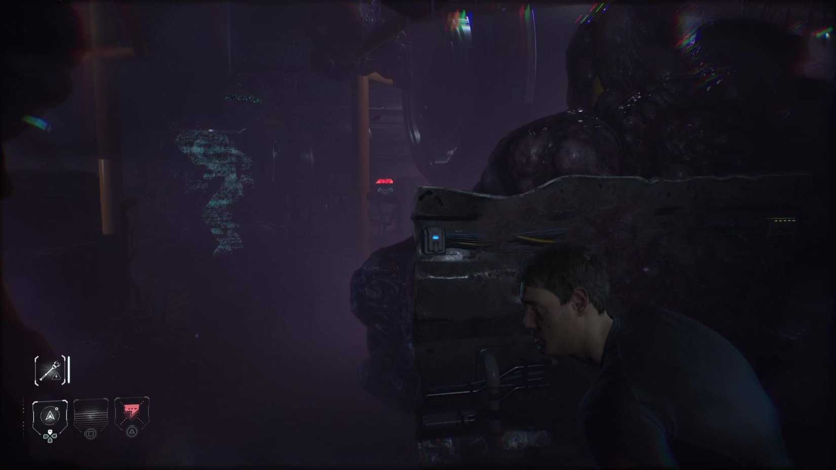 Cernan in Directive 8020 hiding from a monster.