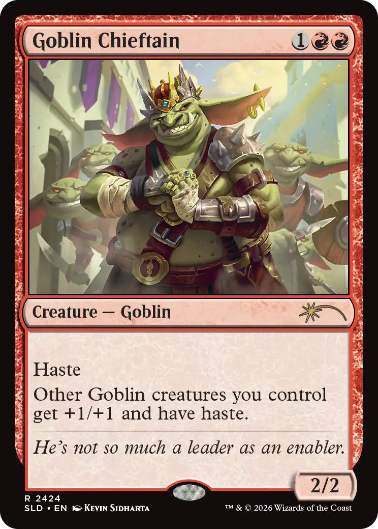 The Secret Lair Goblin Storm deck is real, and it's packing a ton