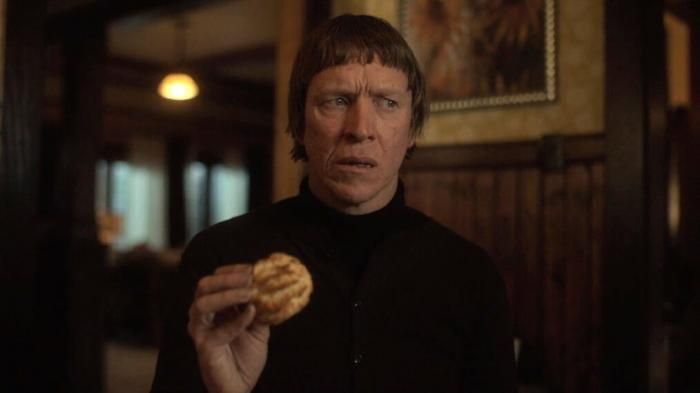 Sam Spruell as the mysterious hitman Ole Munch