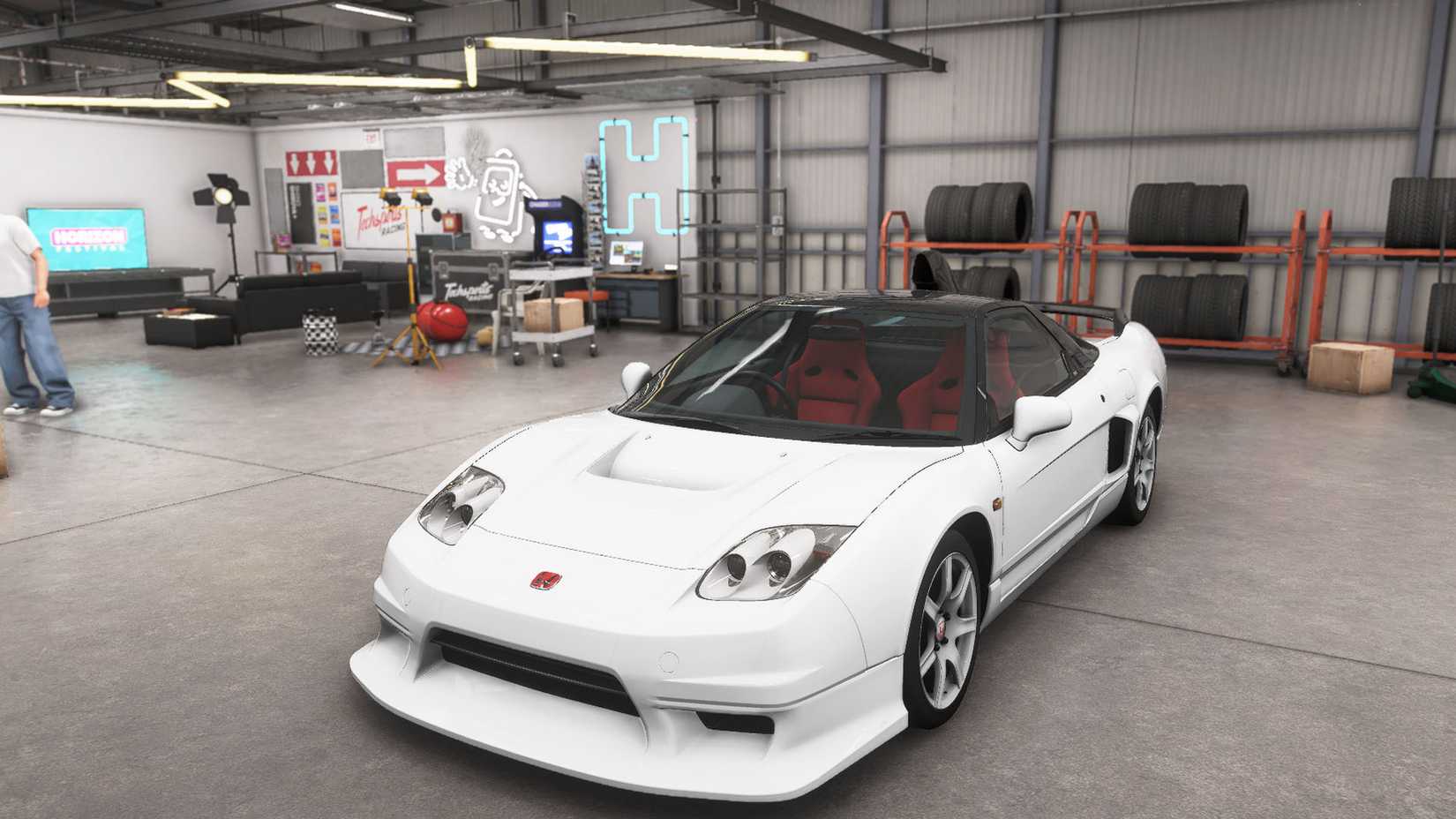 A Forza Horizon 6 screenshot showing the 2005 Honda NSX-R GT