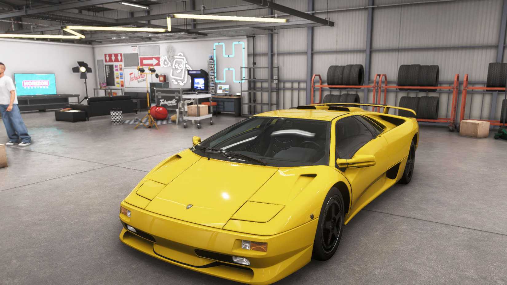 A Forza Horizon 6 screenshot showing the Lamborghini