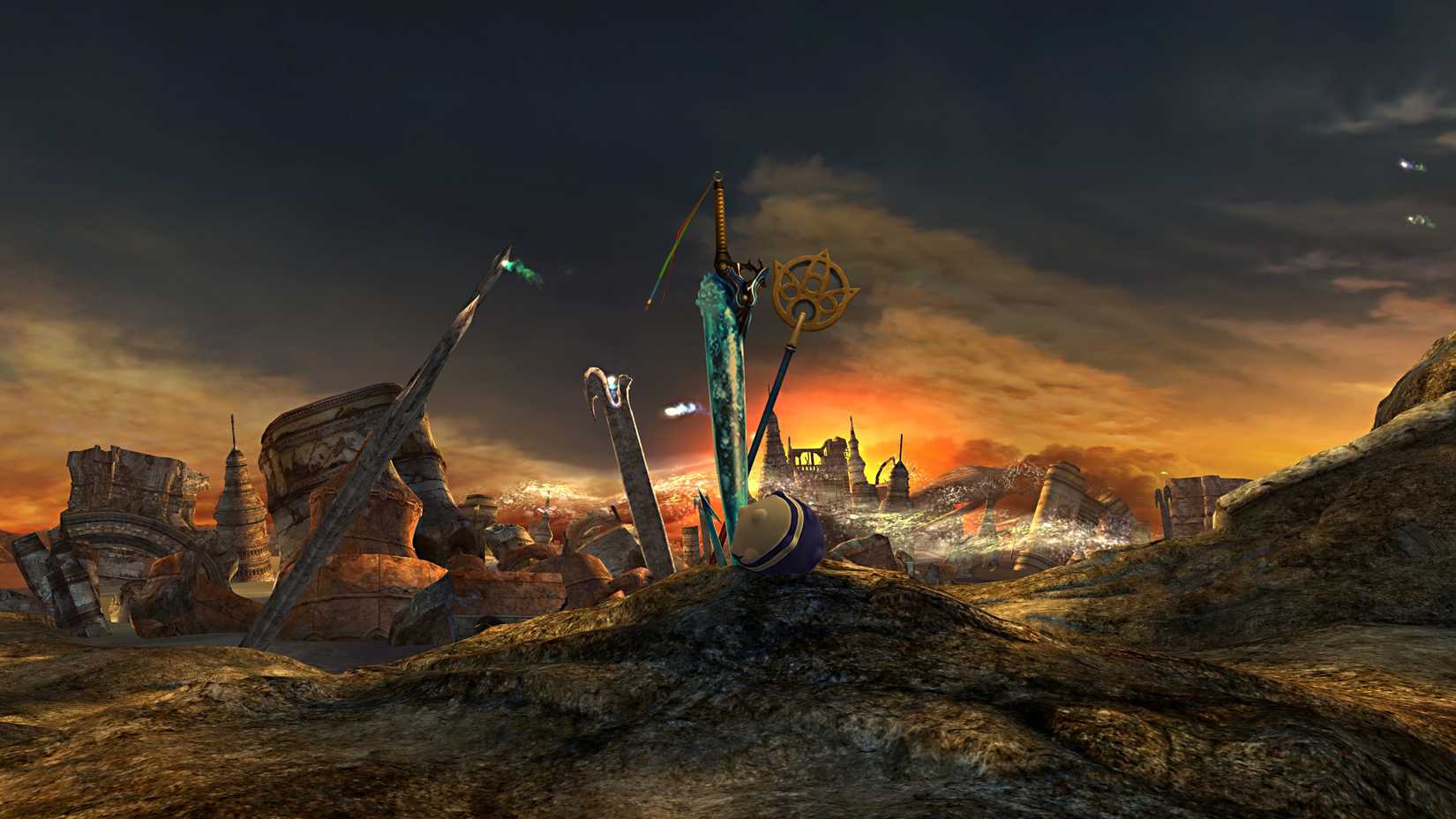 The start screen of Final Fantasy 10