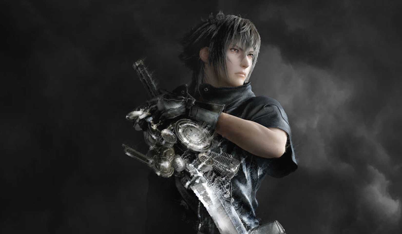 Noctis with the Engine Sword in FFXV