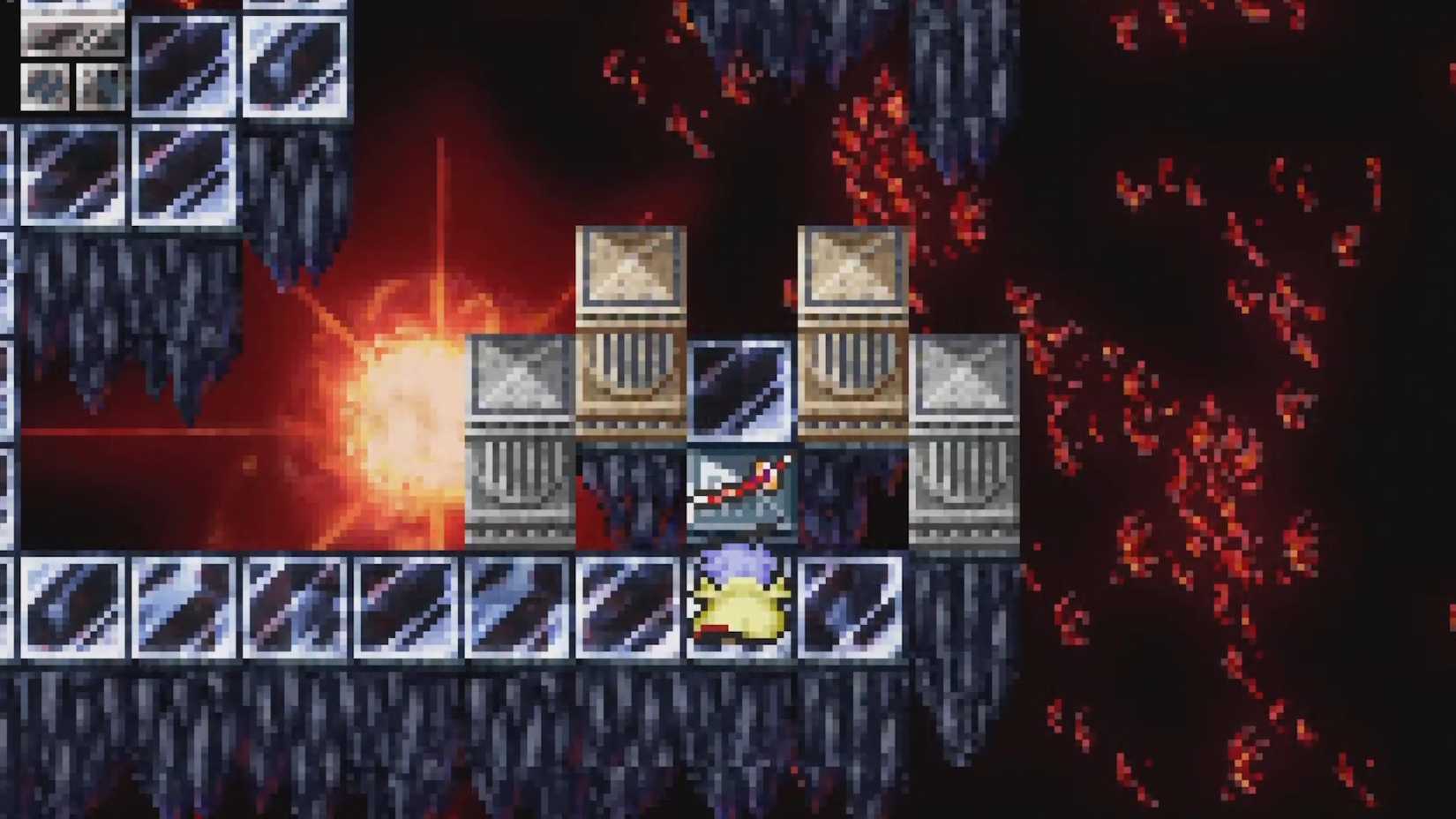Cecil standing in front of the Masamune in FF4