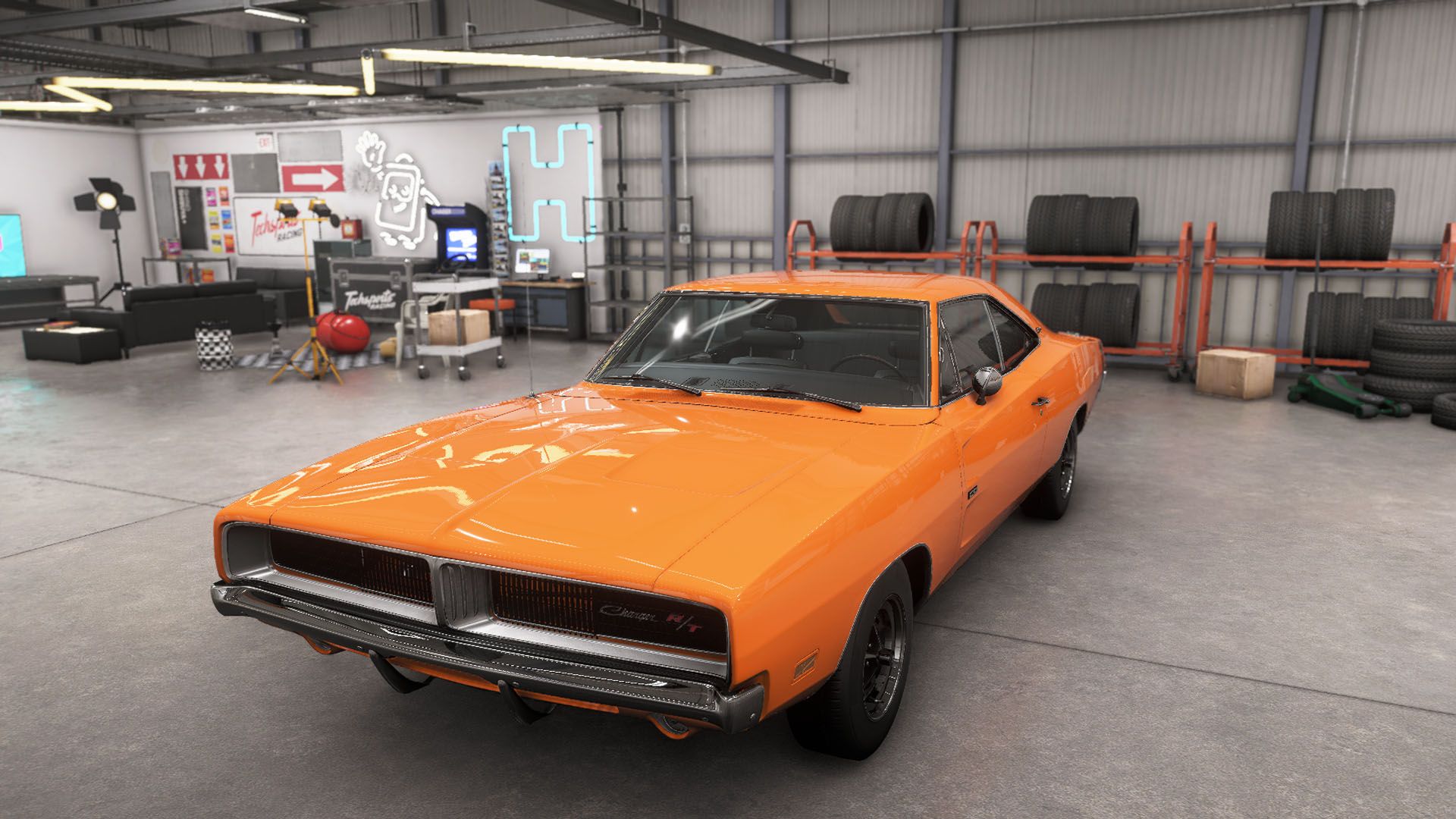 A Forza Horizon 6 screenshot featuring the Dodge Charger R/T