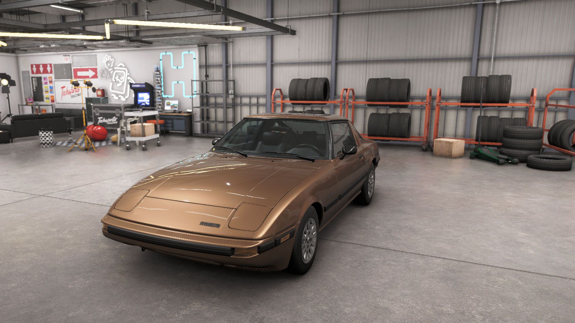 A Forza Horizon 6 screenshot featuring the Mazda RX-7
