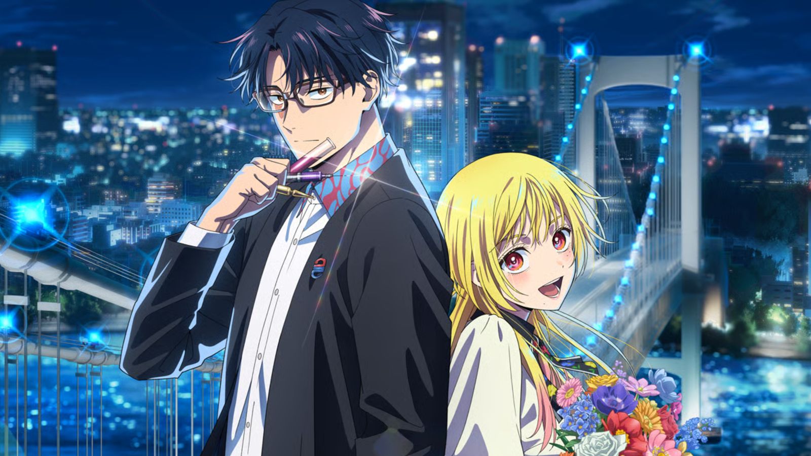 Gero and Kinosaki in a promotional image for Marriagetoxin