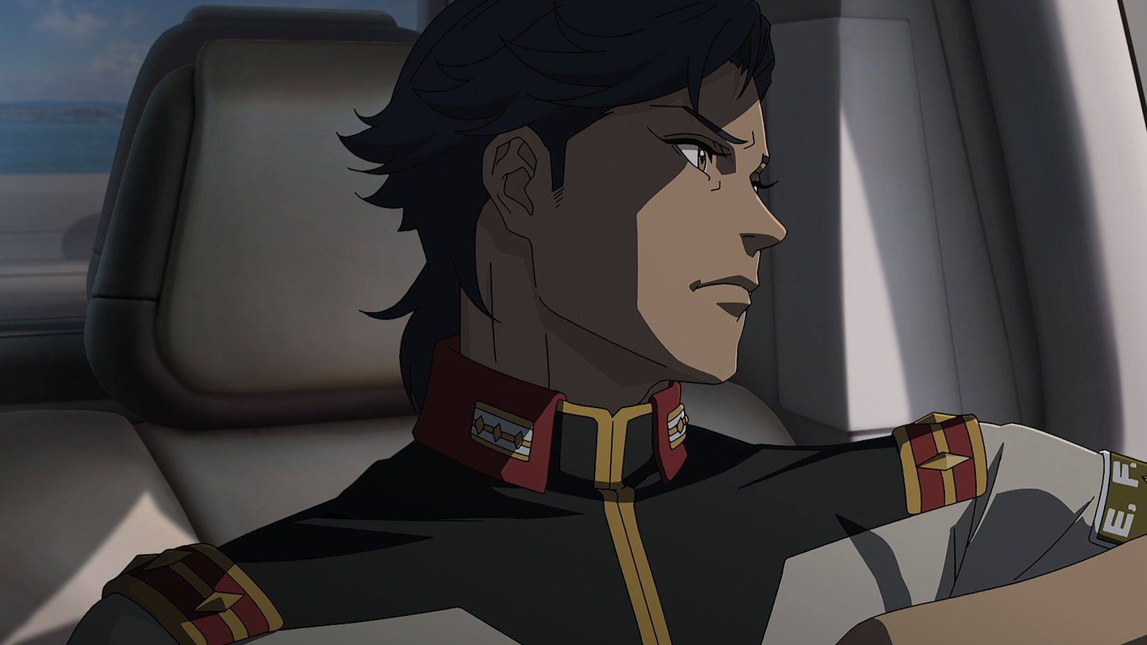 Kenneth Sleg in MOBILE SUIT GUNDAM HATHAWAY The Sorcery of Nymph Circe