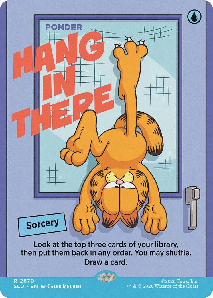 Magic's Garfield Secret Lair reprints a beloved $27 cat and dog