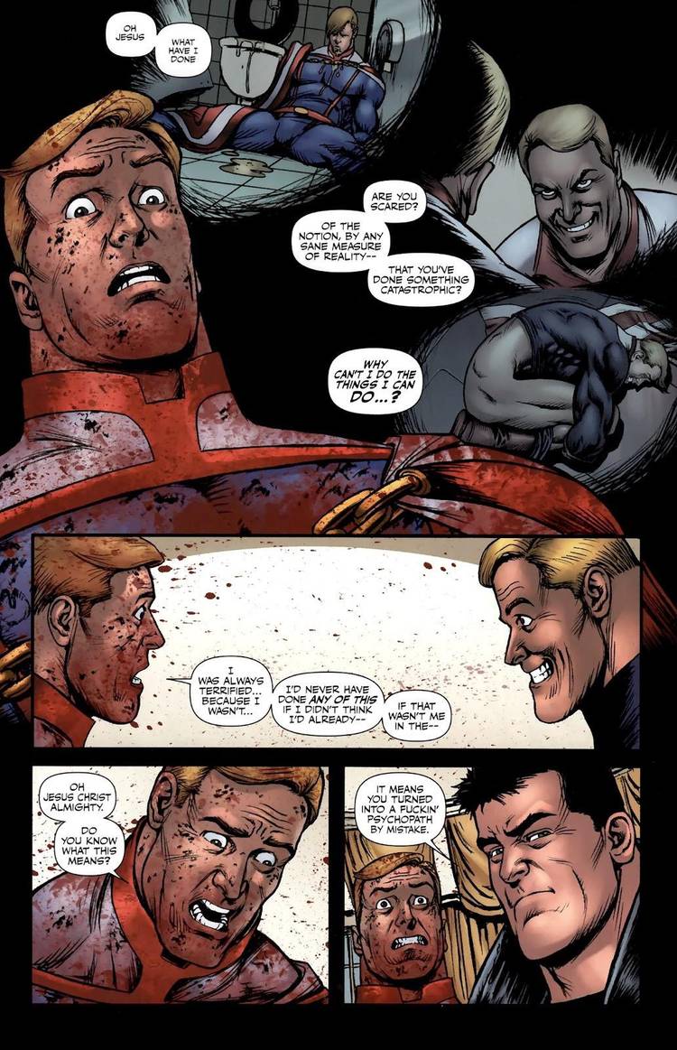 Homelander learns about his clone in The Boys comics