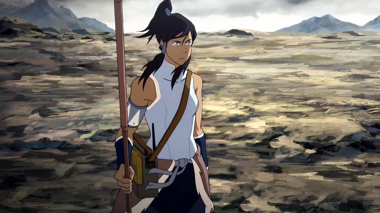 korra with staff