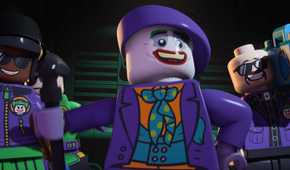 Lego Batman Legacy of the Dark Knight screenshot showing the Joker holding a cane
