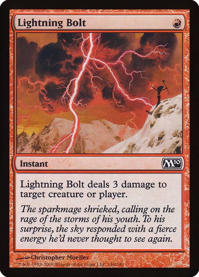 lightning bolt mtg