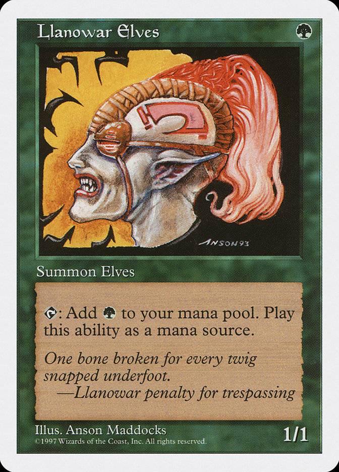 llanowar elves mtg
