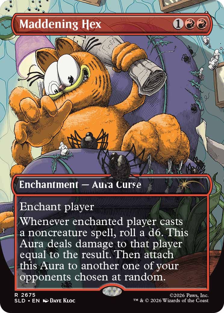 Magic's Garfield Secret Lair reprints a beloved $27 cat and dog Commander