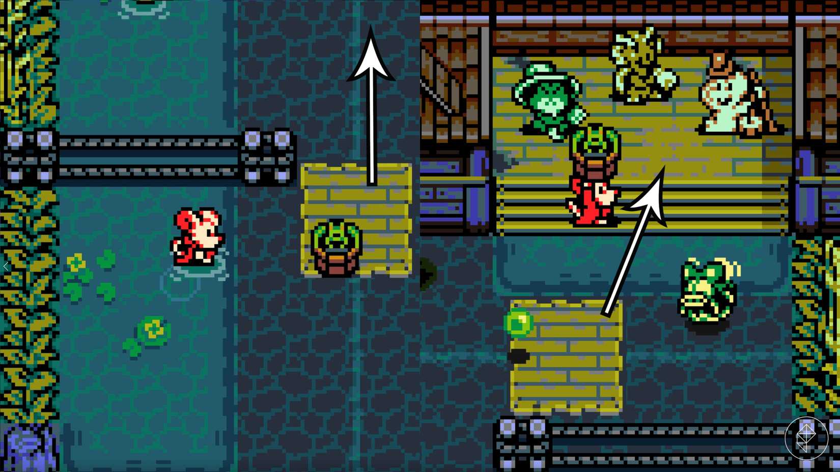 Returning the frog to his bandmates.