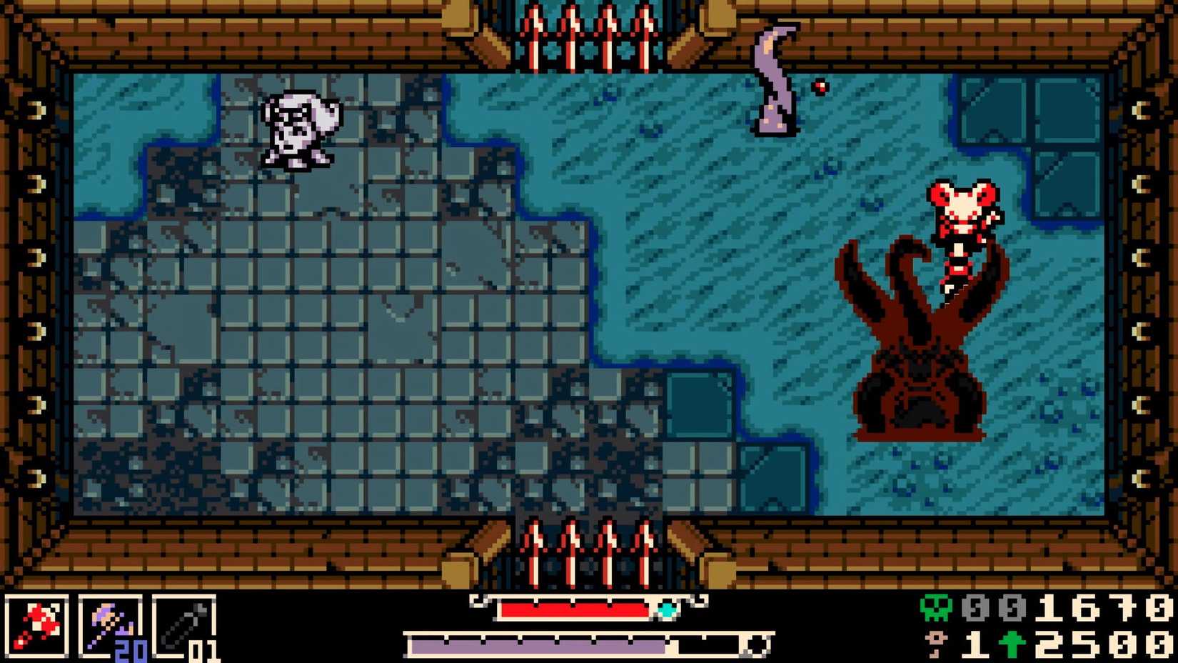 The second phase of the Duchess fight in Mina the Hollower
