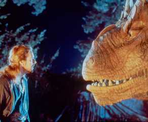 An image showing Dennis Quaid as Bowen speaking to Draco the Dragon.