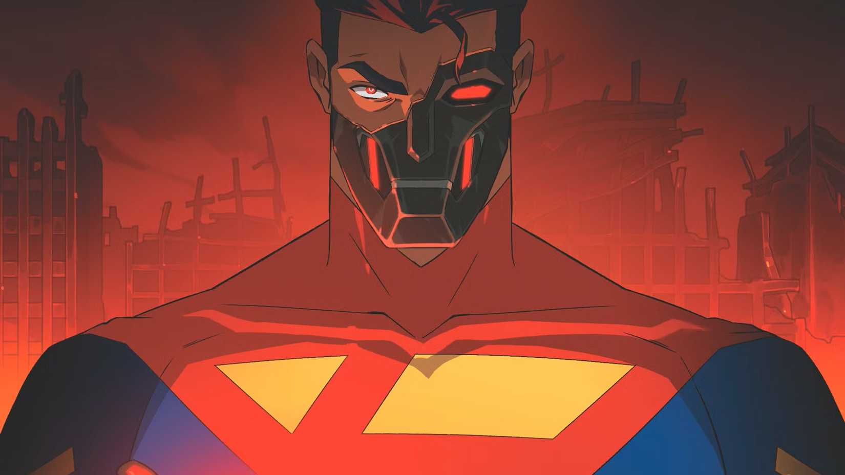 Evil Cyborg Superman on the poser for My Adventures with Superman season 3
