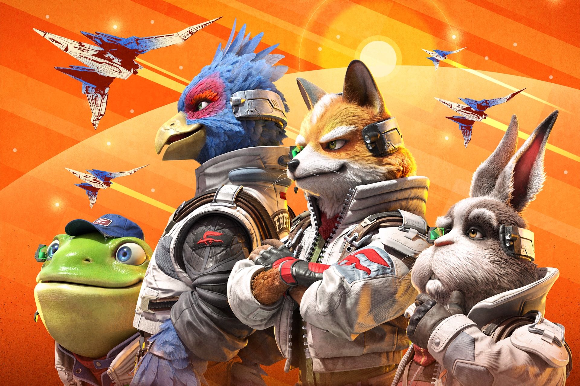 Ilustración de Star Fox (2026) para Switch 2