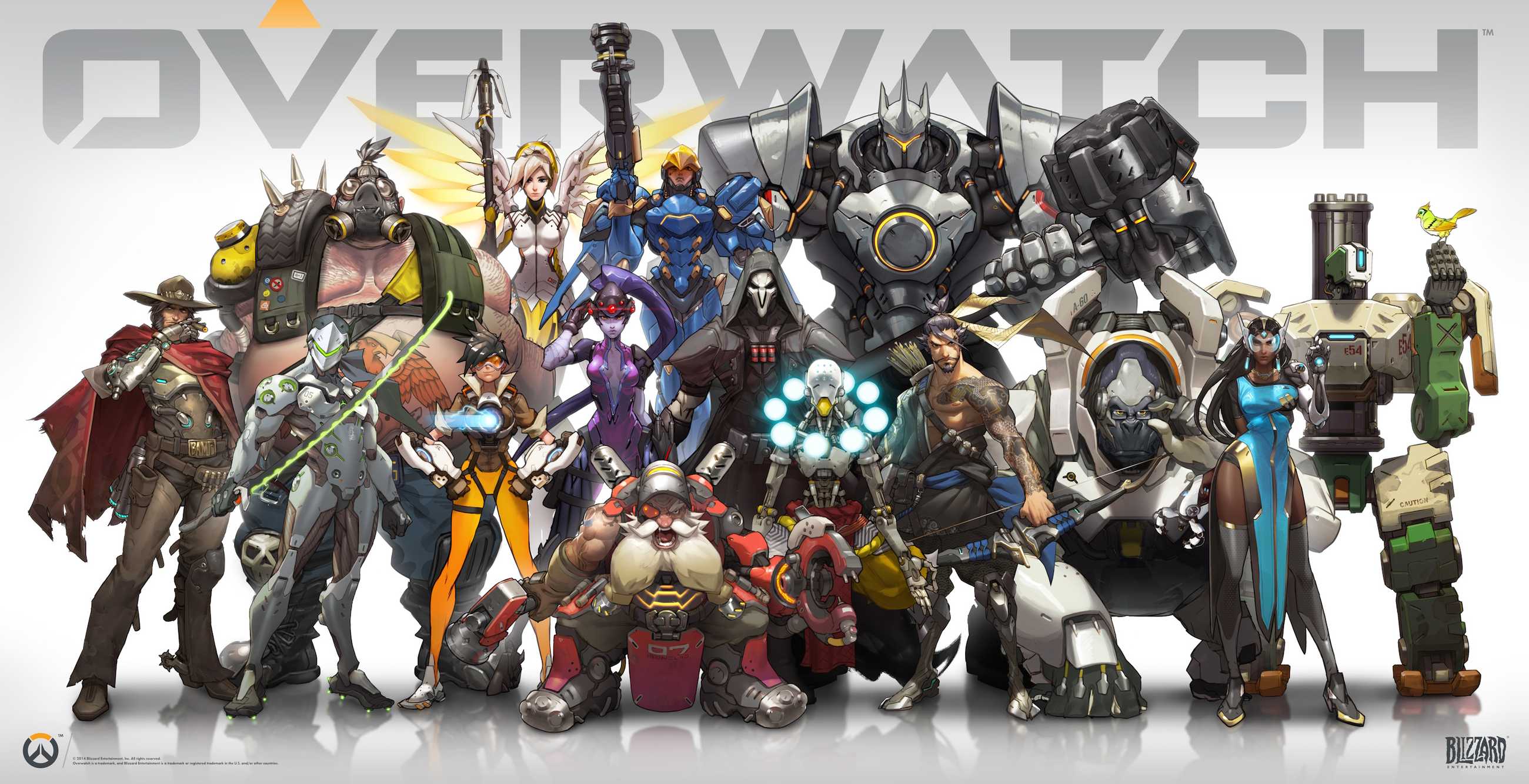 The original Overwatch lineup