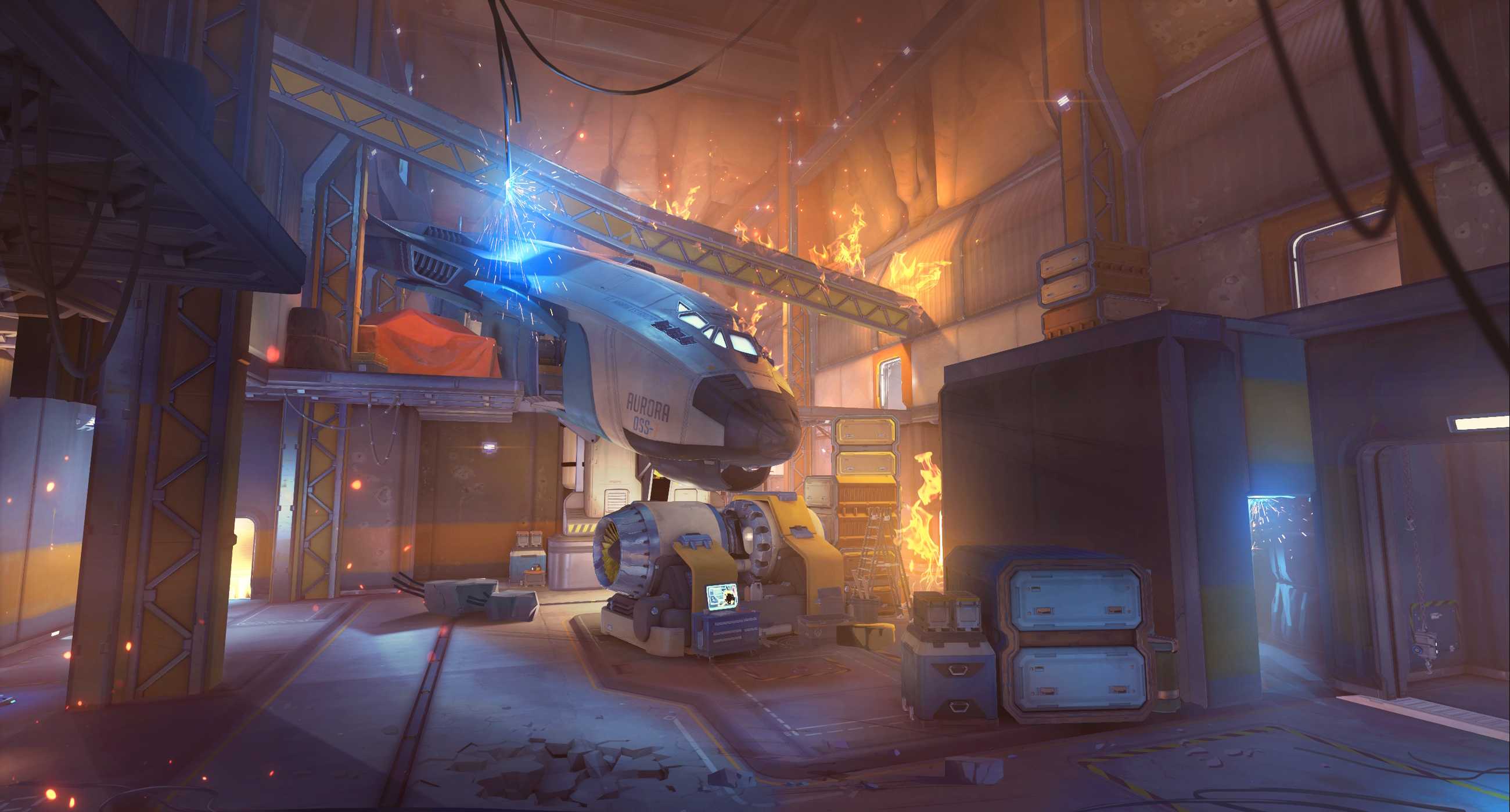 The Reign of Talon redesign for Overwatch's Gibraltar map
