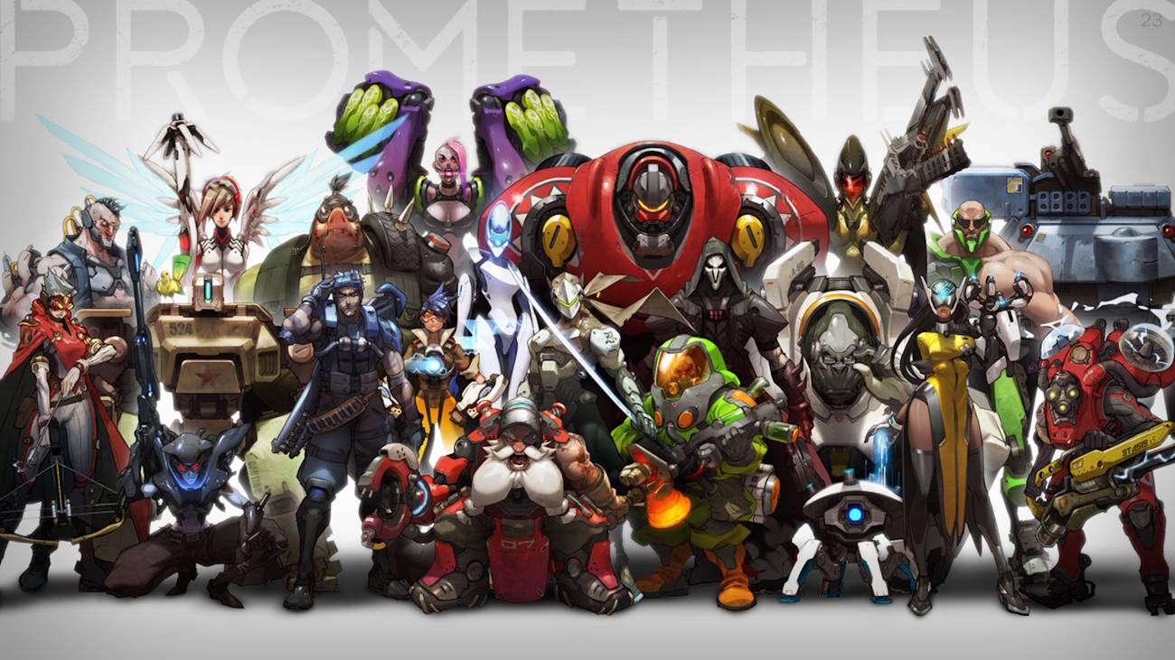 The original hero lineup in Overwatch presented to Blizzard during the project pitch