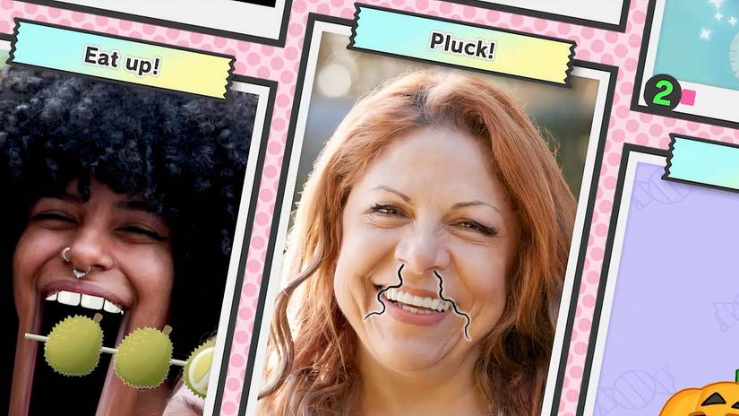 photos of women changed into minigames