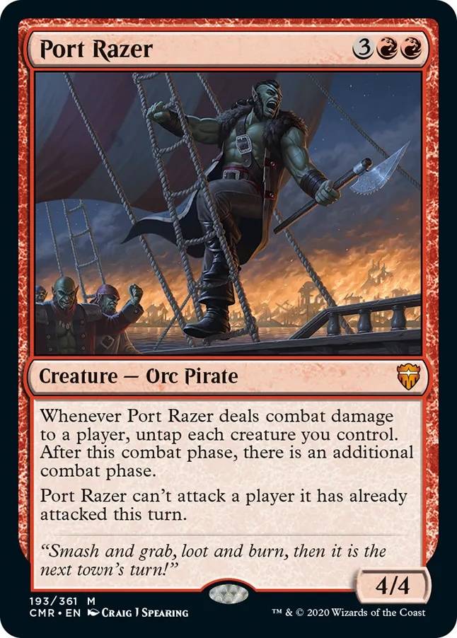 Port Razer card