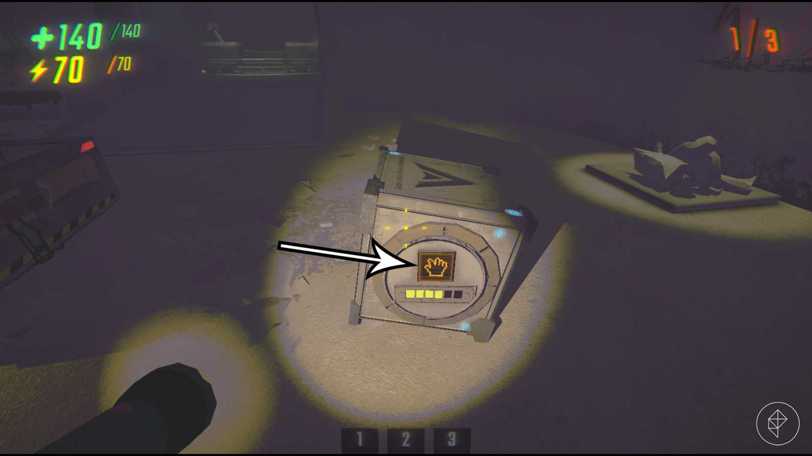 An uncommon cosmetics box with HP loss in REPO.