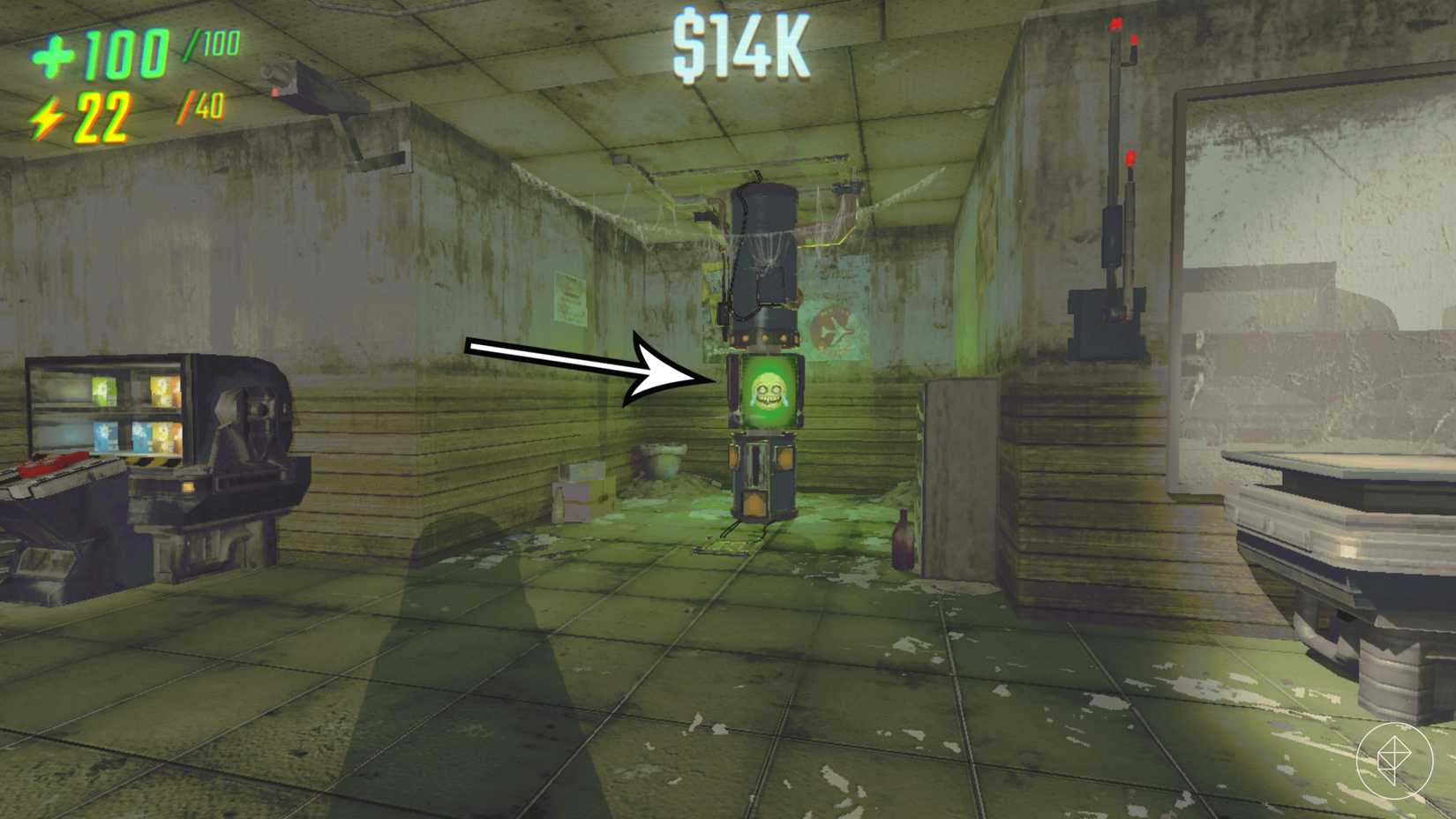 The tax token exchange machine in REPO's shop.
