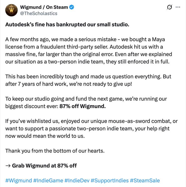 Wigmund X post screenshot