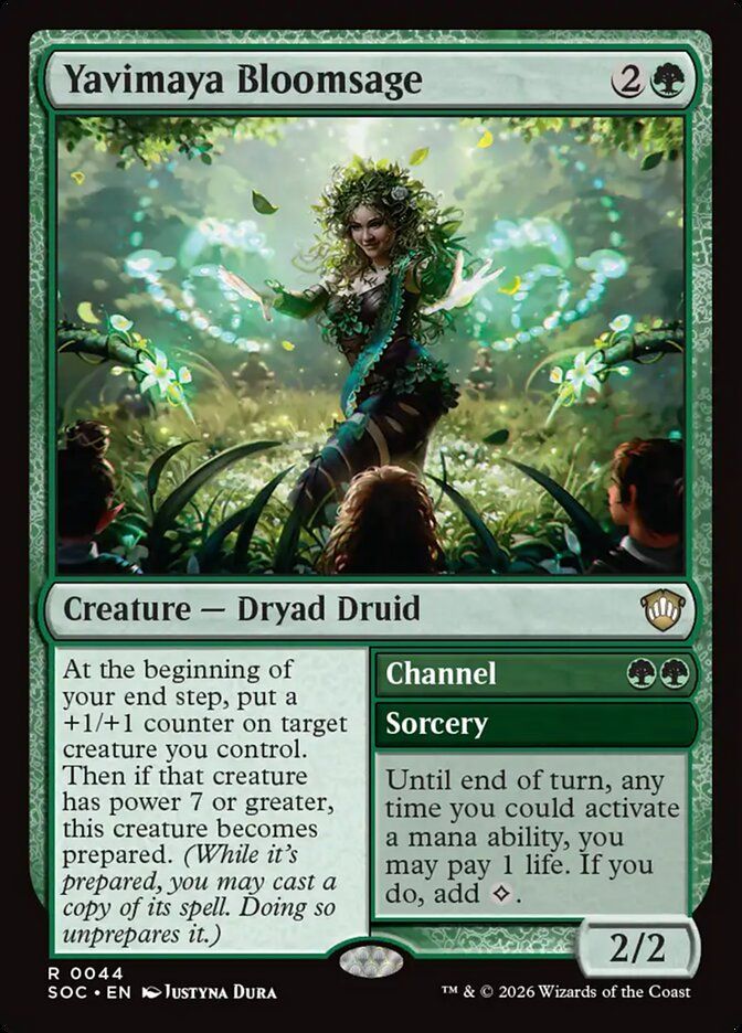 Yavimaya bloomsage card art