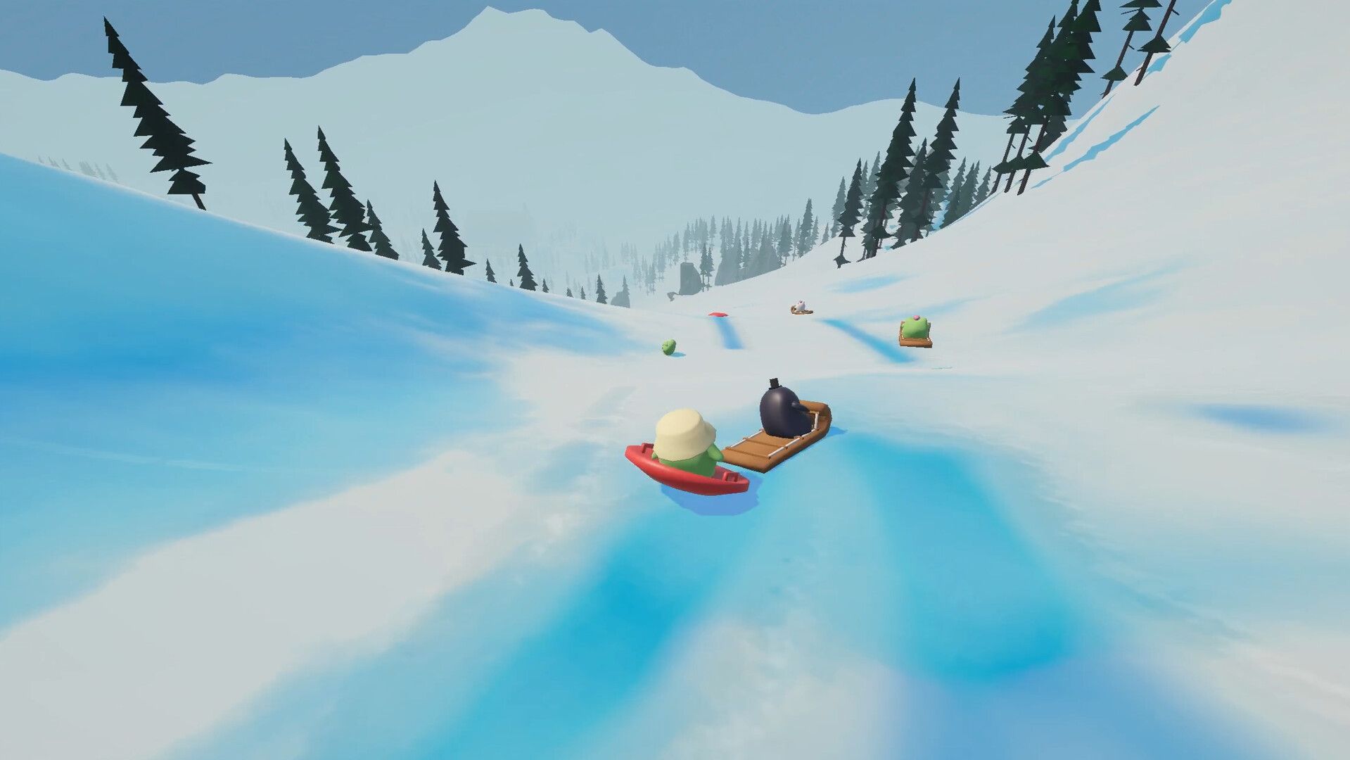 Sledding Game, Steam's new friendslop hit, is a much chiller SSX