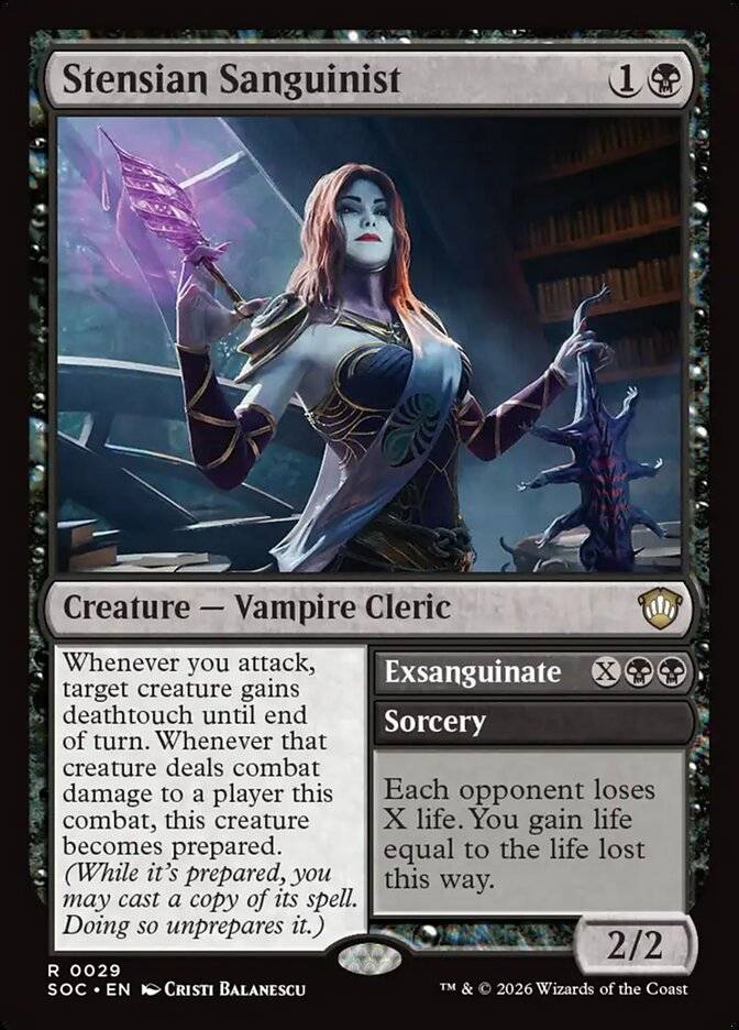 Stensian Sanguinist card